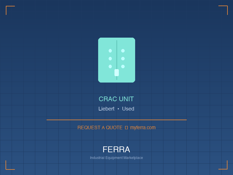 Liebert Crac Unit — Used Dallas, TX