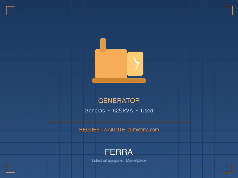 625kVA Generac Generator — Used New York, NY
