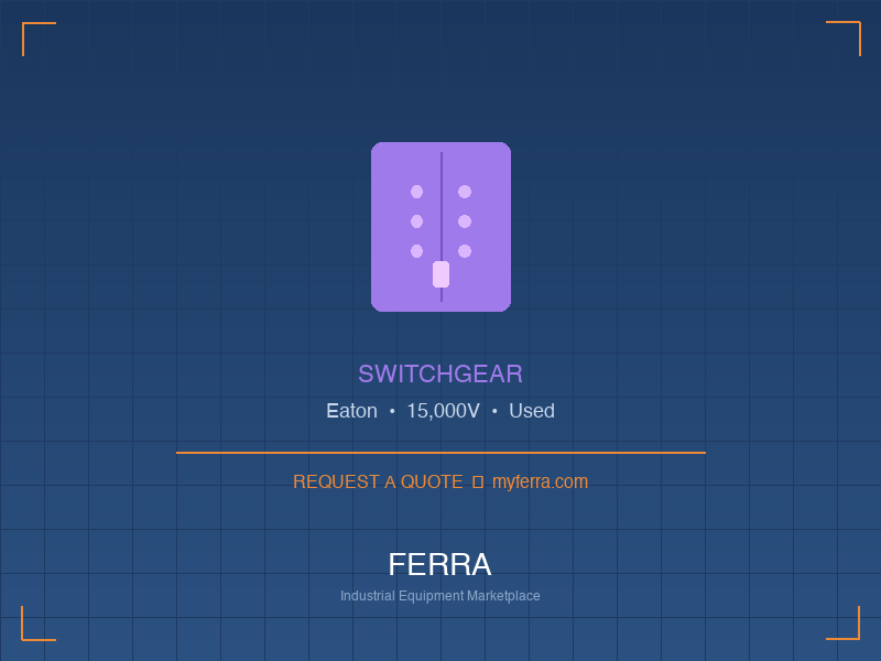 Eaton Switchgear — Used Dallas, TX